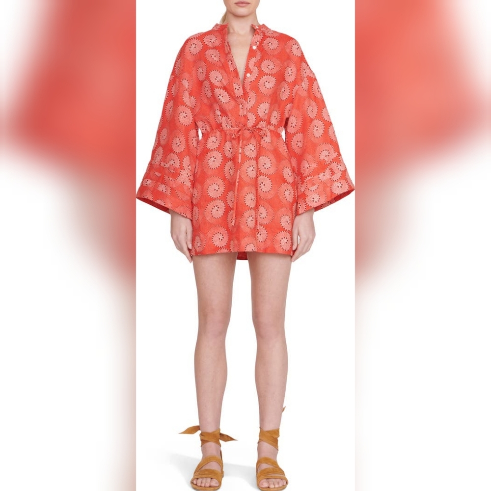 NWT Staud Karlee Linen Dress